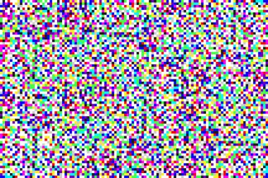 Piksel Doku Televizyon Ekranı. Statik Video Gürültüsü. Renk Deseni Arkaplanı