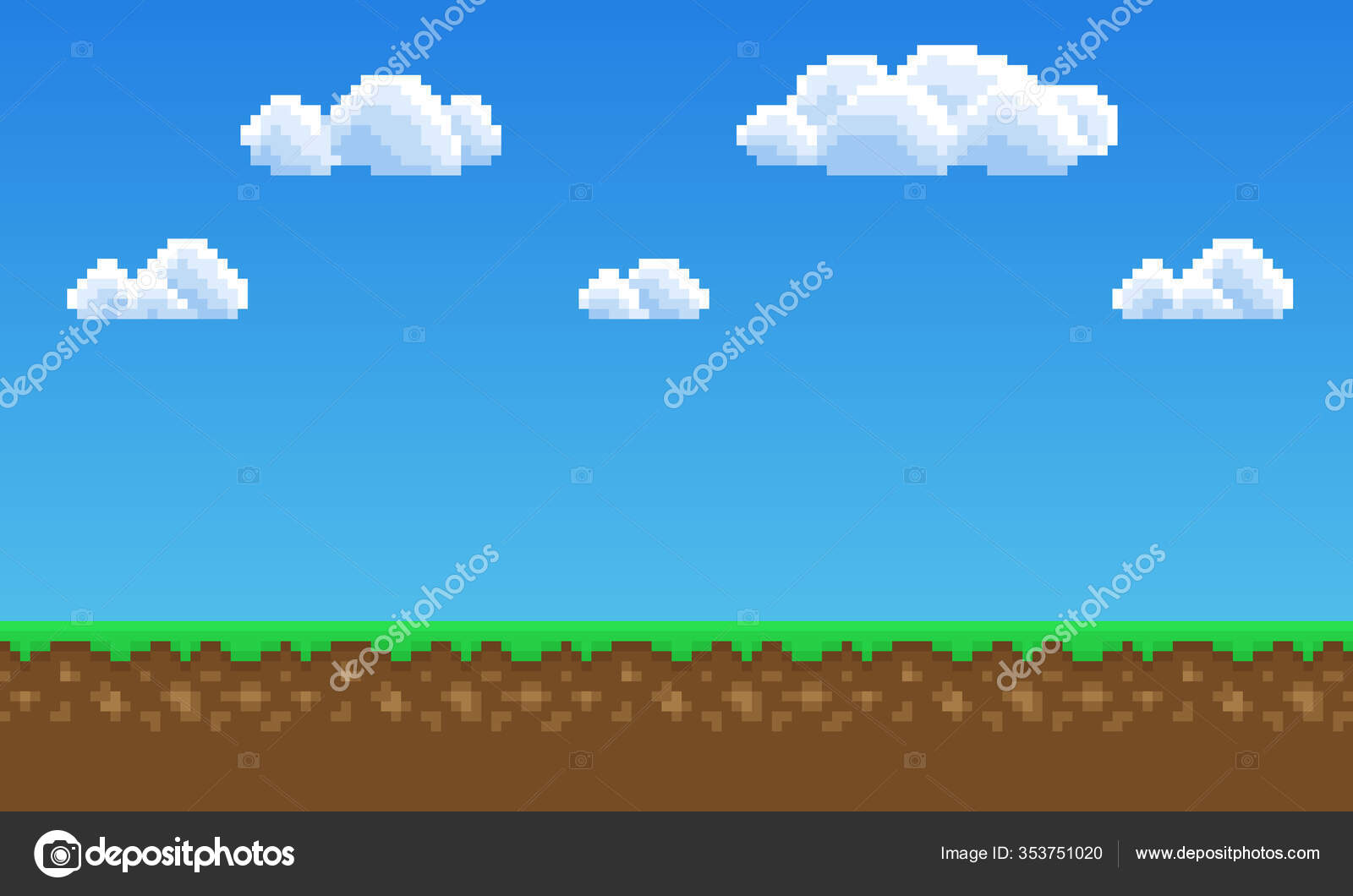 fundo de pixel. o conceito de fundo de jogos. 2948764 Vetor no Vecteezy