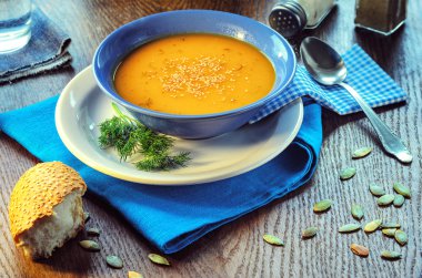 Kabak kremalı çorba