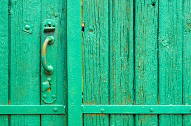 Dövme Metal kolu ve Çelik montaj ahşap antika çit kapısı