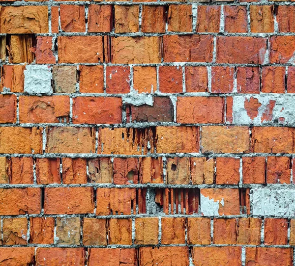 Textura de parede de tijolo vermelho — Fotografia de Stock