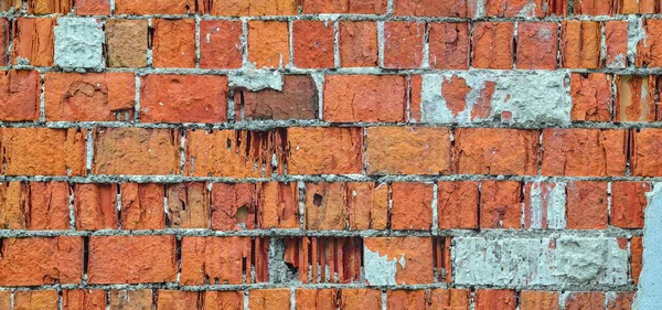 Textura de parede de tijolo vermelho — Fotografia de Stock