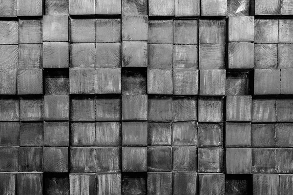 Hout planken zwart-wit textuur — Stockfoto
