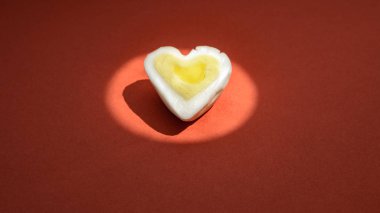 Yumurta kalp arka plan