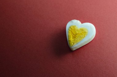 Yumurta kalp arka plan