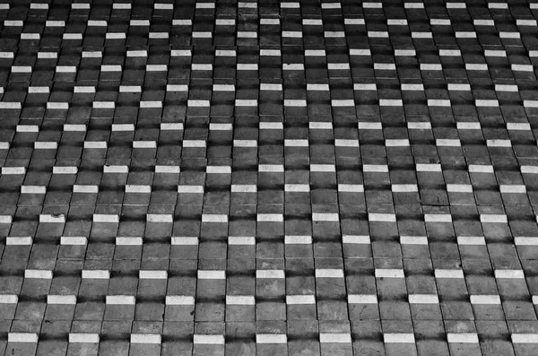 Padrão geométrico abstrato preto e branco — Fotografia de Stock