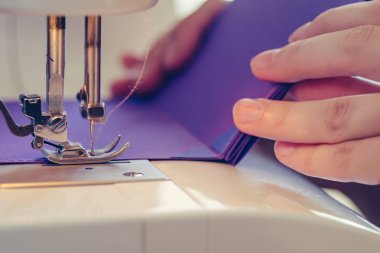 Scrapbooking tasarım dikiş makinesi konsepti