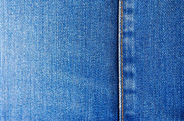 Denim Textura con costura vertical  . — Foto de Stock