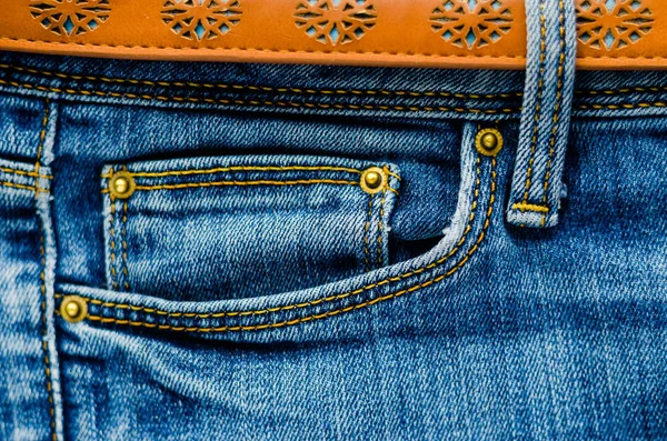 Pantalones vaqueros Elementos como fondo — Foto de Stock