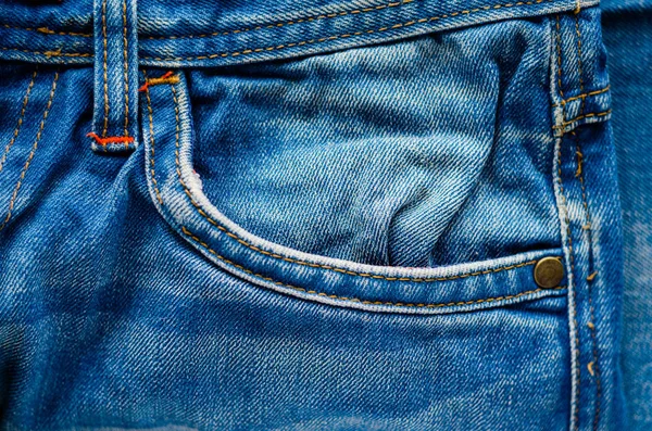 Denim Pants Elements as Background — Stock Photo, Image