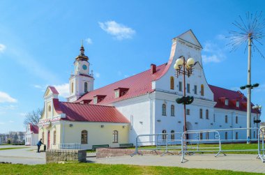 Beyaz Rusya, Orşa - 11 Nisan 2017: Eski Belediye Binası Orşa, Beyaz Rusya.