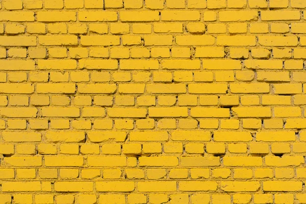 Yellow brick wall texture — Stock Photo, Image