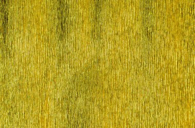 Kabarık kağıt altın doku. Altın kağıt doku arka plan. Arka plan doku oluklu kağıt derin yivli. Desen dikey oluklar