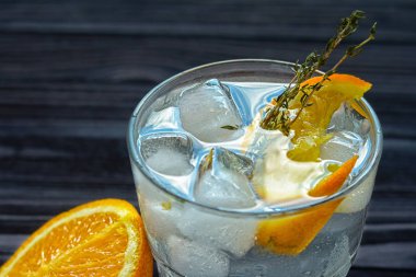 Kokteyl arka plan kopya alanı ile