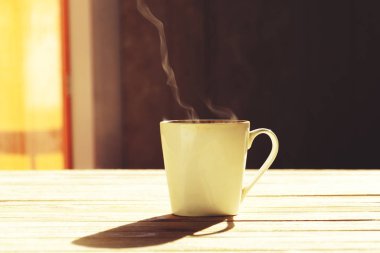 sıcak buğulaması kahve Kupası