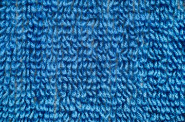 Mavi havlu doku yakın çekim