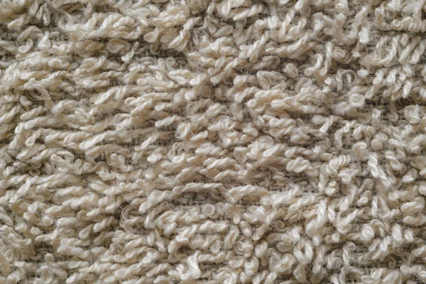 Bej renkli havlu doku yakın çekim