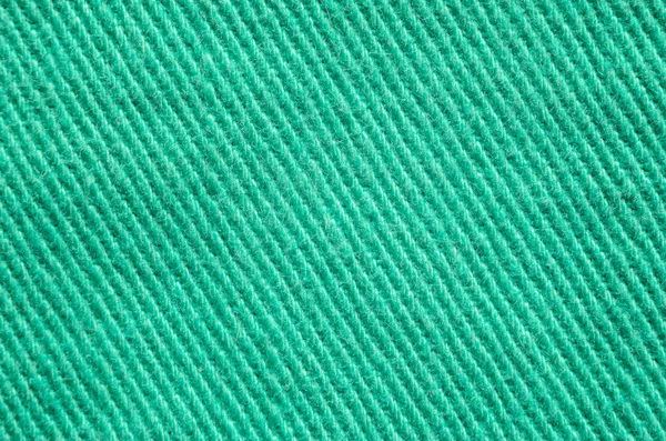 Textile Textur aus grünem Denim — Stockfoto