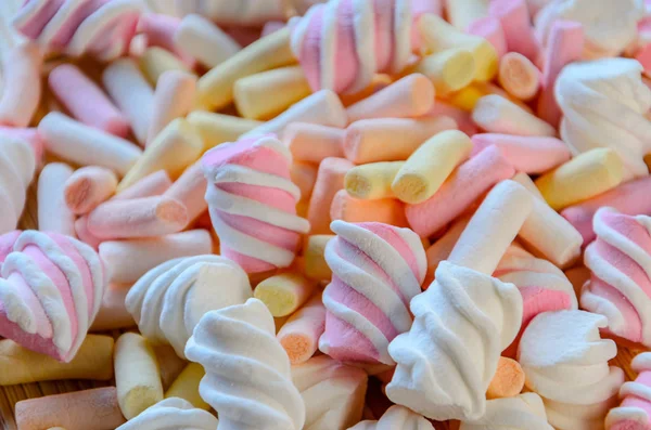 Multicolored Marshmallow Background — Stock Photo, Image