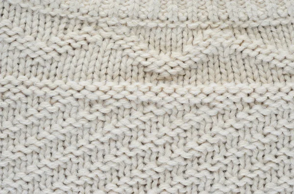 Textura tricotada close-up — Fotografia de Stock
