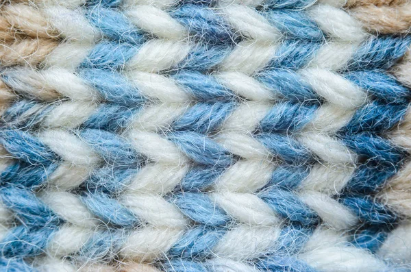 Melanj doku örgü mavi yakın çekim