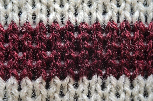 Knit fabric texture closeup background — Stock Photo, Image