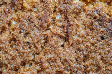 Yulaf ezmesi kurabiye doku. Doku closeup pişirme