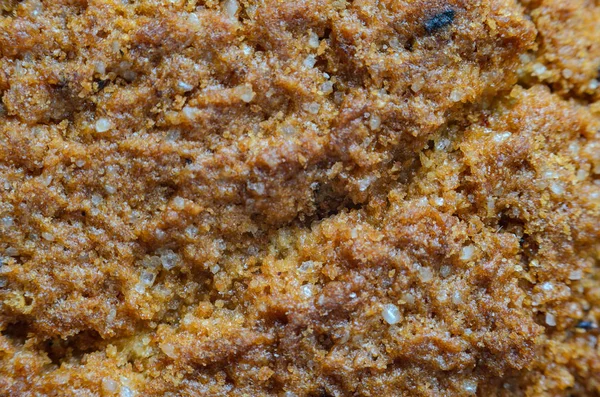 Yulaf ezmesi kurabiye doku. Doku closeup pişirme