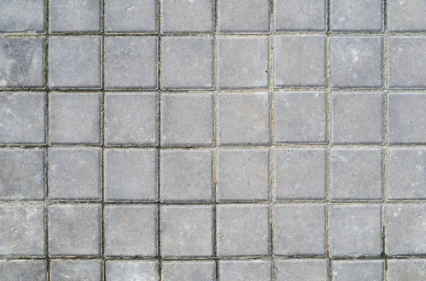 Textura Piedra Pavimentación Cuadrada Hormigón Gris Paisajismo Concepto Fondo — Foto de Stock