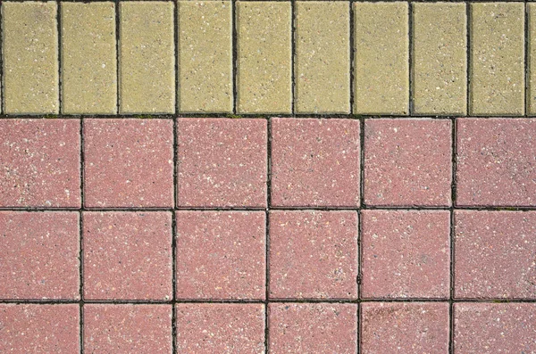 Textura de cobertura de pavimento de duas cores — Fotografia de Stock