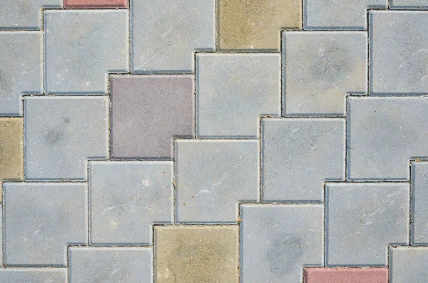 Multicolored Sidewalk Tile Texture.