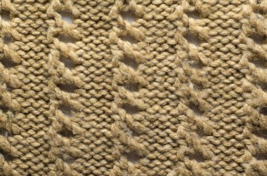 Doku yakın çekim örgü. Örgü kazak boş geçmiş