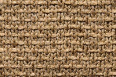 Yün örgü doku normal desenli kumaş örme. Örgü kazak doku