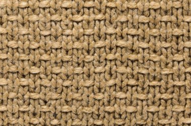 Yün örgü doku normal desenli kumaş örme. Örgü kazak doku