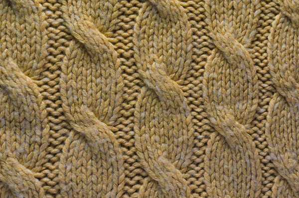 Stricktextur Aus Wollstrickstoff Mit Regelmäßigem Muster Als Hintergrund — Stockfoto