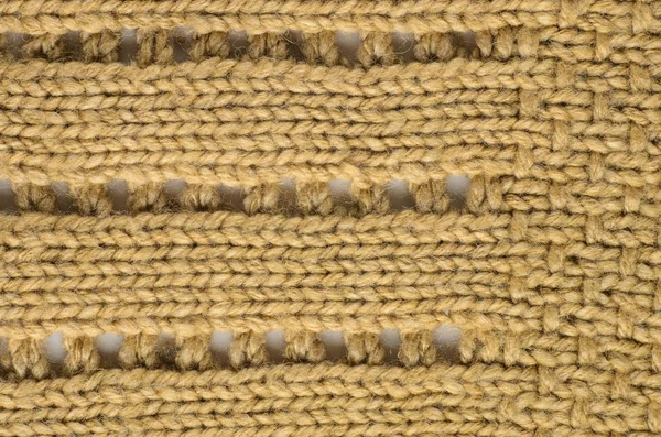 Beige Texture Knitted Sweater Two Types Knitting Knit Texture Background — Stock Photo, Image