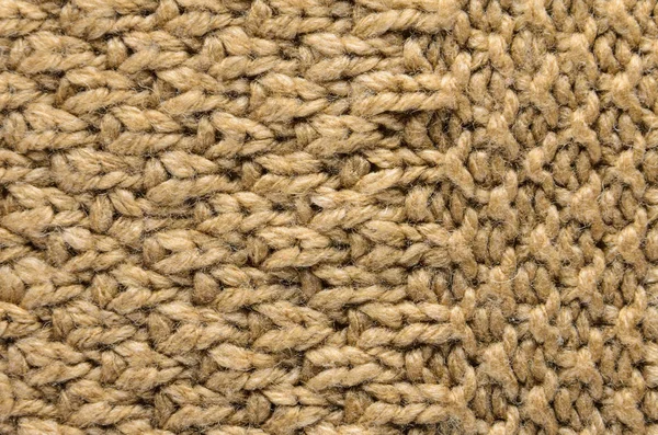 Örme kazak örgü iki tür bej doku. Arka plan olarak örgü doku.