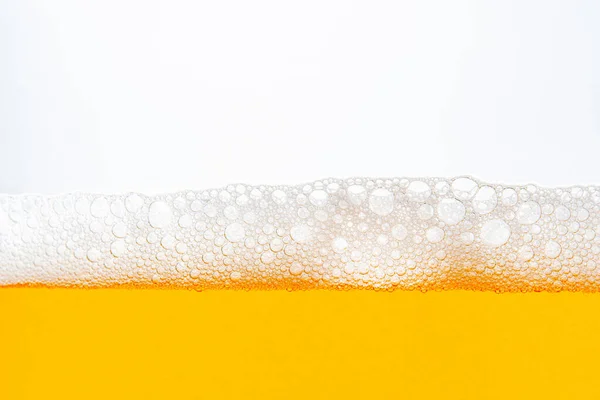 Light Beer háttér a fehér — Stock Fotó