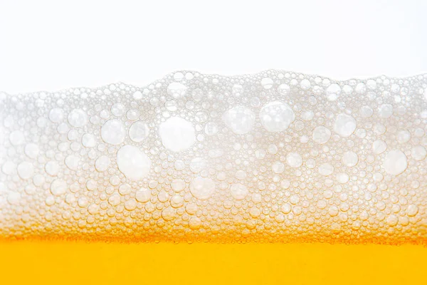 Light Beer háttér a fehér — Stock Fotó