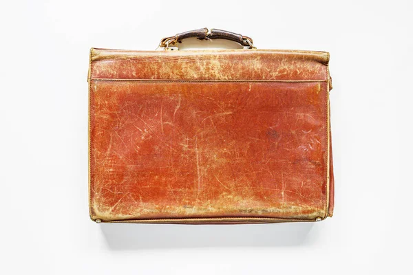 Viejo maletín de cuero —  Fotos de Stock