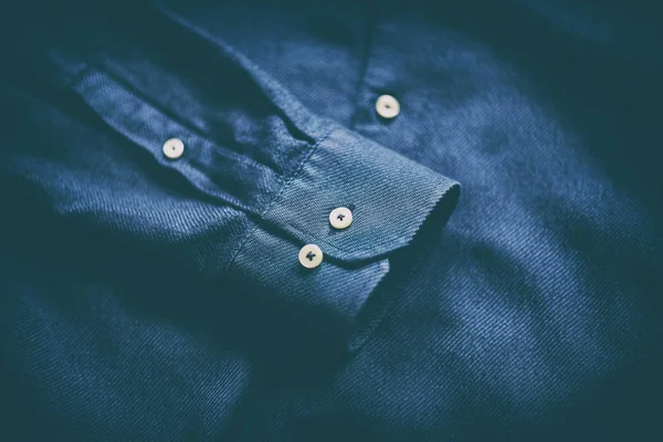 Manga de camisa azul — Foto de Stock