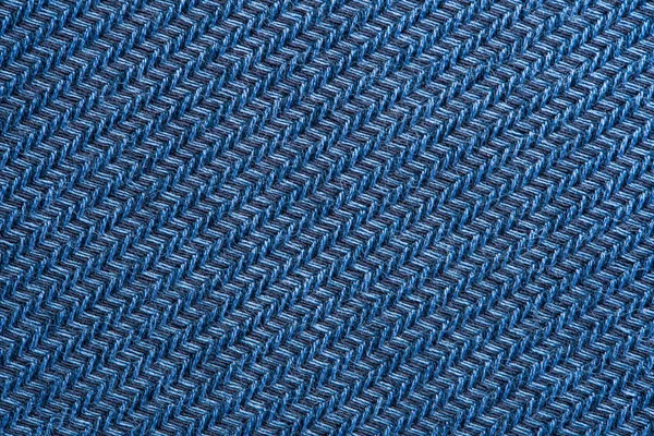Textur des blauen Kleidungsstoffs. — Stockfoto