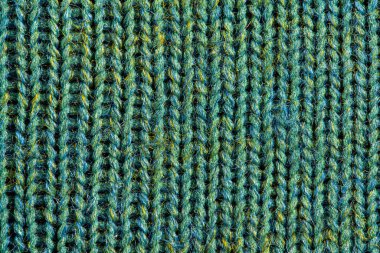 Yün doku örgü yeşil
