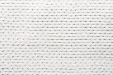 Beyaz yün süveter dokusu