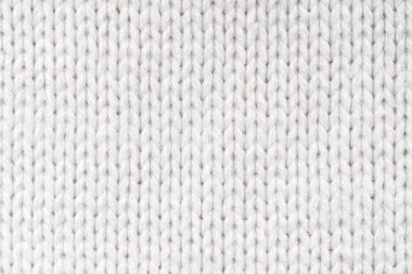 Beyaz yün süveter dokusu