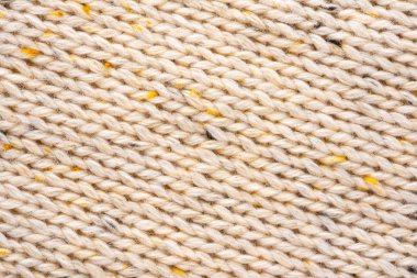 Yün örgü süveter dokusu