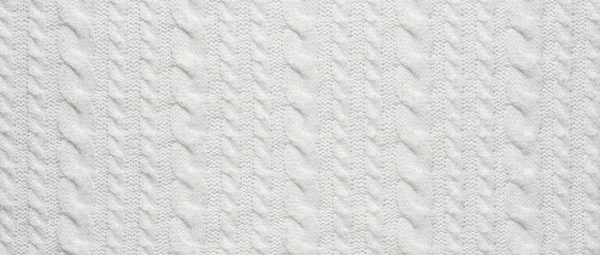 White Wool Sweater Texture — Stock Photo, Image