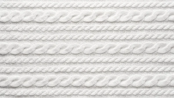Textura de suéter de lana blanca —  Fotos de Stock