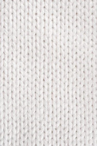 Textura de suéter de lana blanca — Foto de Stock