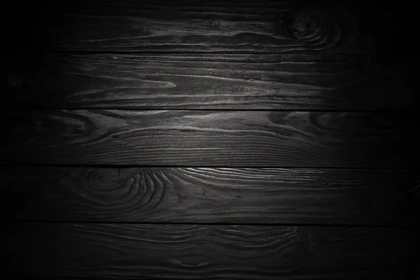 Black Wooden Background — Stock Photo, Image